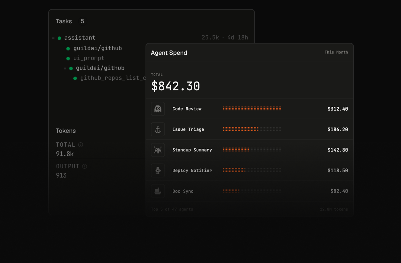 Operate agents on the Guild control plane